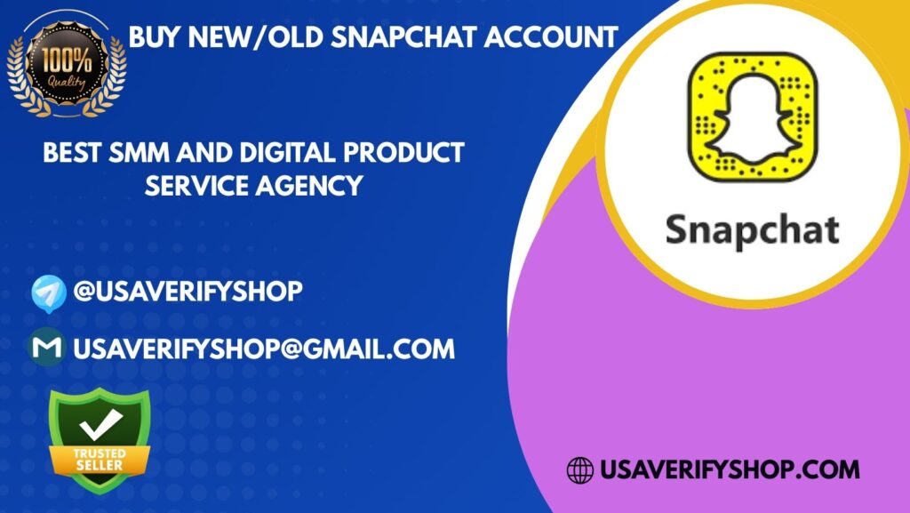 Buy NewOld Snapchat Account