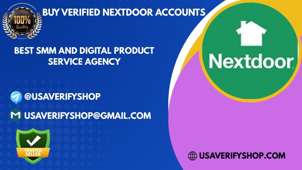Buy Verified NextDoor Accounts